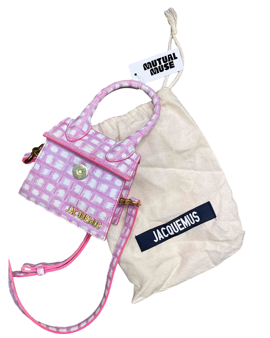 Jacquemus Le Petit Chiquito Plaid Check Micro Bag