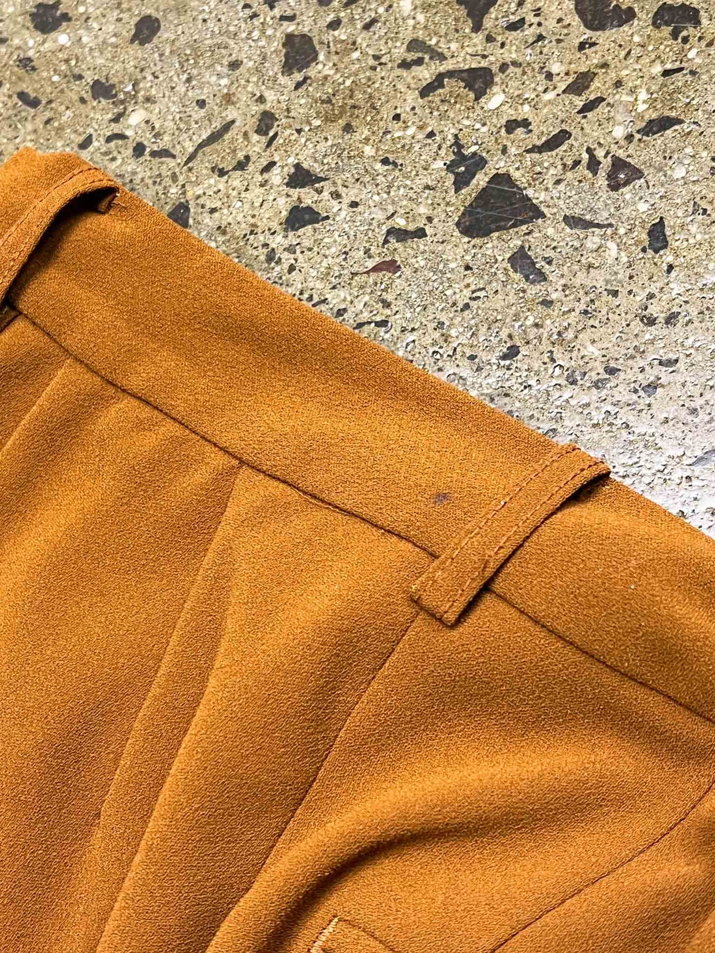 Size 6 (XS) | Incu Collection Brown High-Waisted Trousers