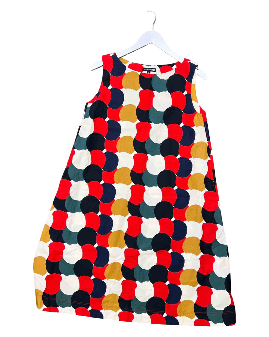 Size S | Marimekko x Uniqlo Cotton Polkadot Shift Dress