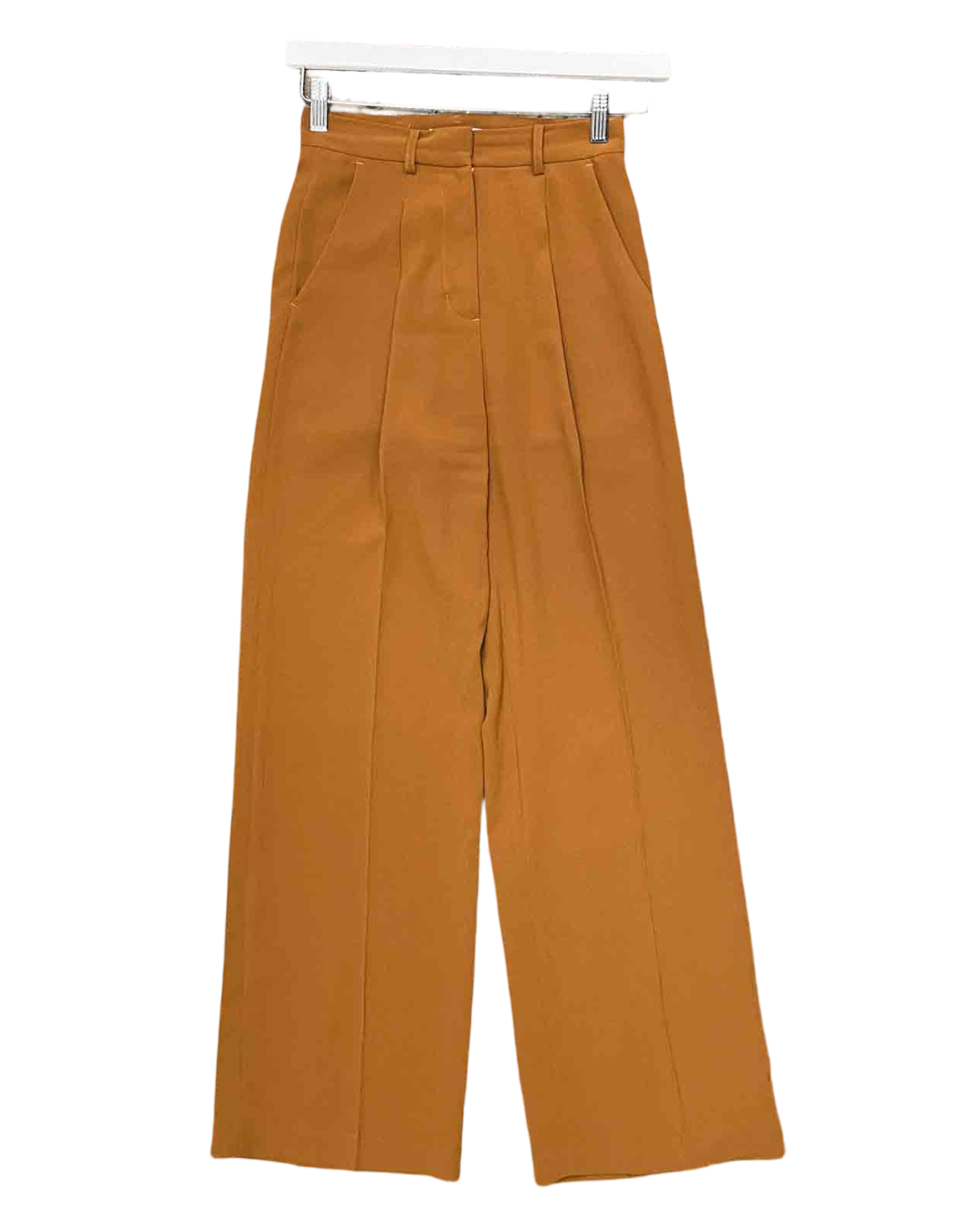 Size 6 (XS) | Incu Collection Brown High-Waisted Trousers