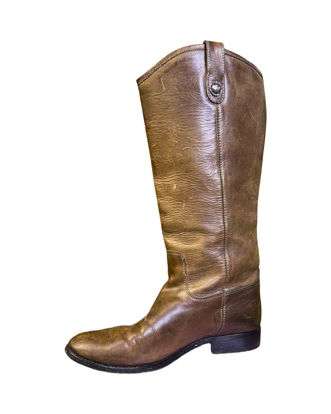 Size 41 | Frye Melissa Button Leather Riding Boots