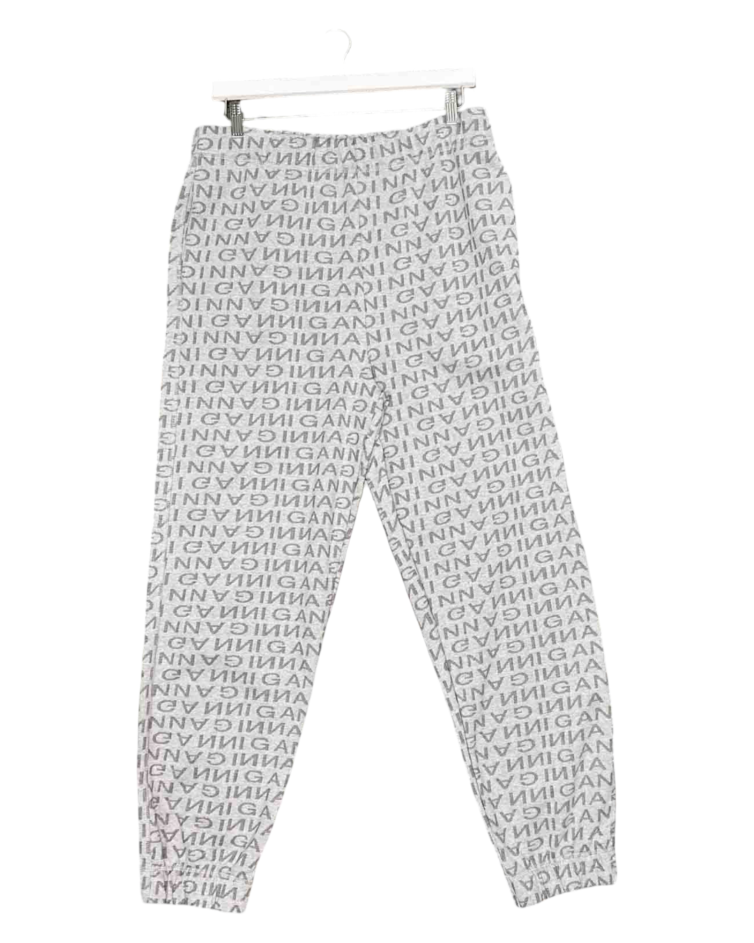Size XL | Ganni Grey Fleece Track Pants NWT