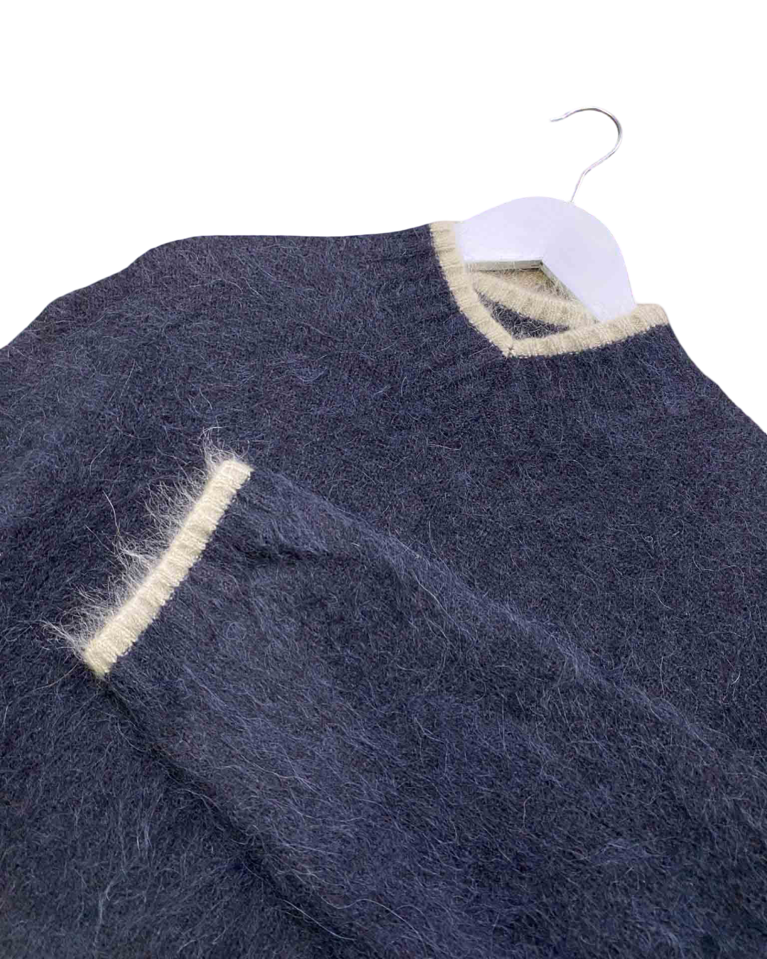 Size XS | Alpha60 Black Alpaca Mohair Jumper