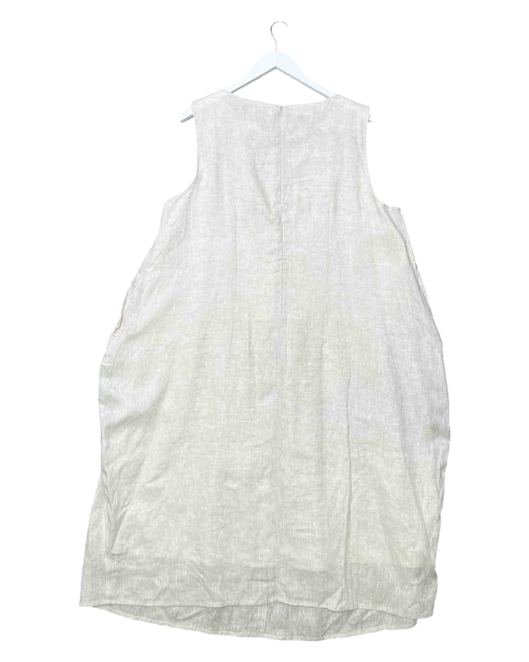 Size 16 (2XL) | Megan Salmon Oatmeal Swirl Midi Dress