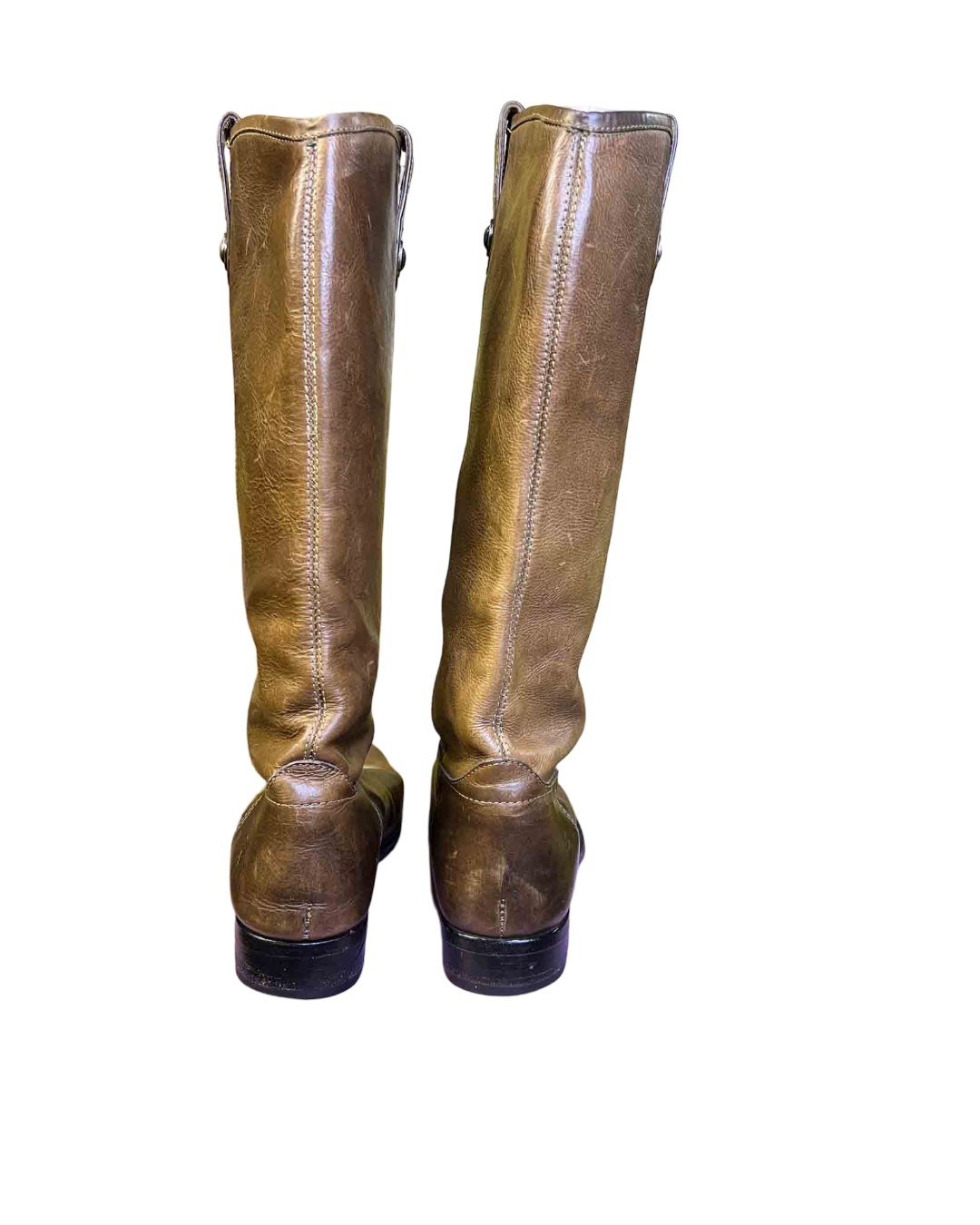 Size 41 | Frye Melissa Button Leather Riding Boots