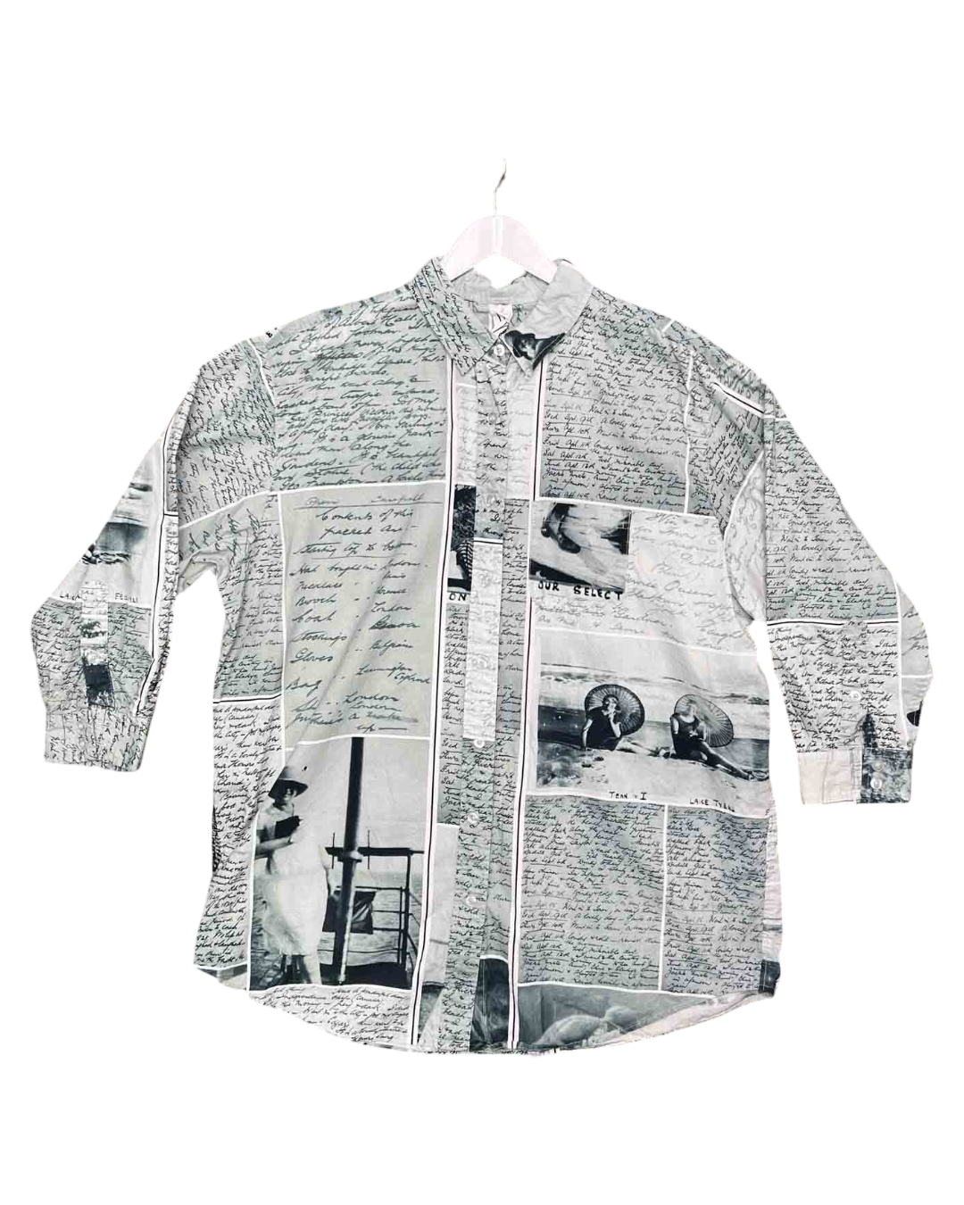 Size 10 (M) | MA Dainty Archival Oversized Button-Up Shirt