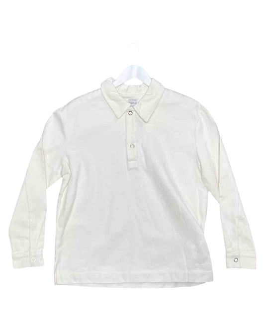 Size M | Rozalia White Twill Polo NWT