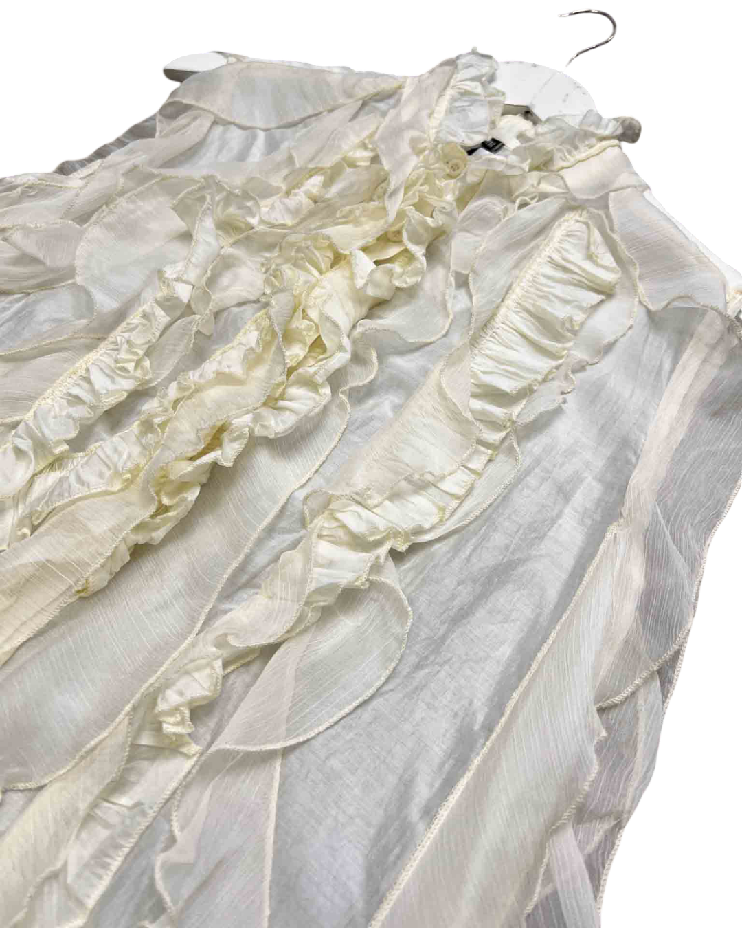 Size S/M | GD Golden Days Ruffle Sleeveless Shirt Top
