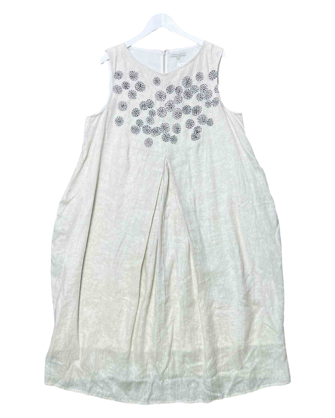 Size 16 (2XL) | Megan Salmon Oatmeal Swirl Midi Dress