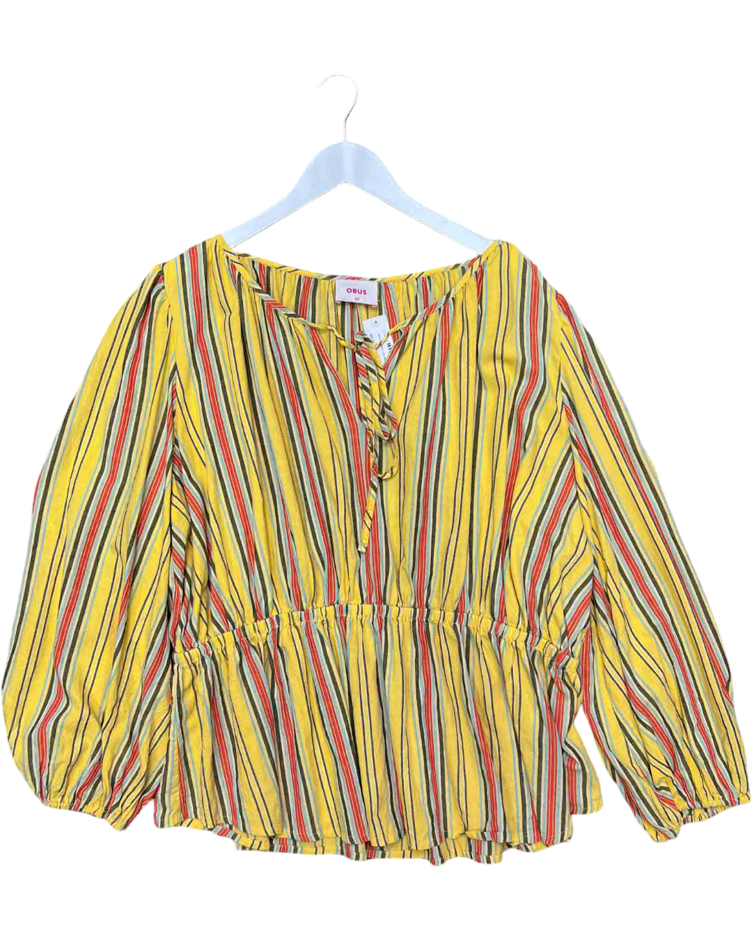 Size 20 | Obus Yellow Striped Top
