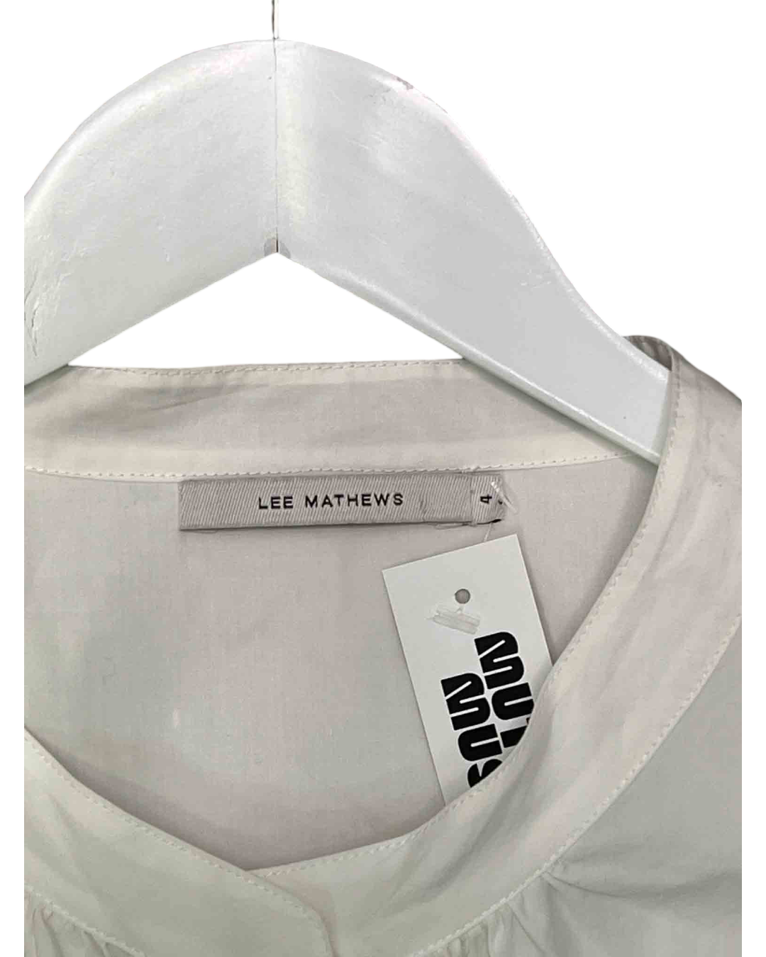 Size XL | Lee Matthews White Blouse