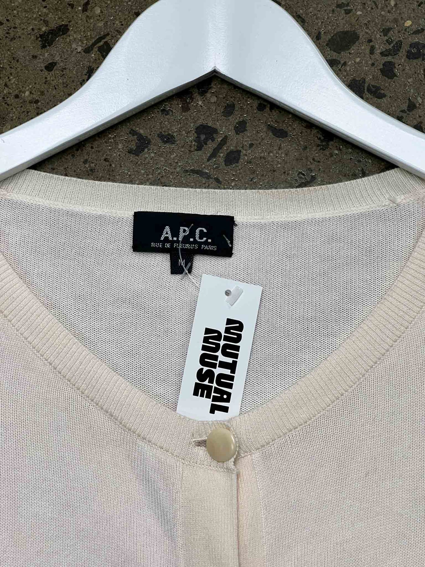 Size M | A.P.C. Cream Cardigan