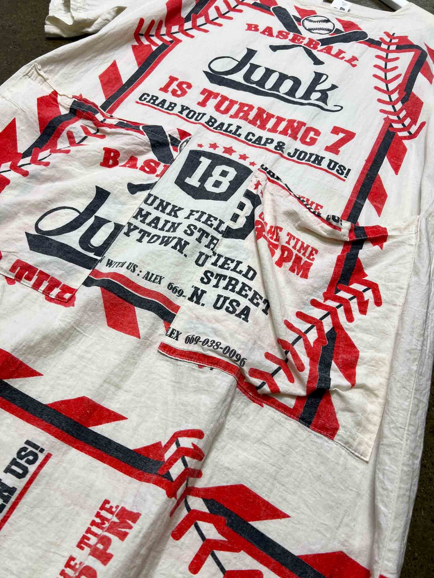 Size S | Junk Shop Baseball Smock Dress