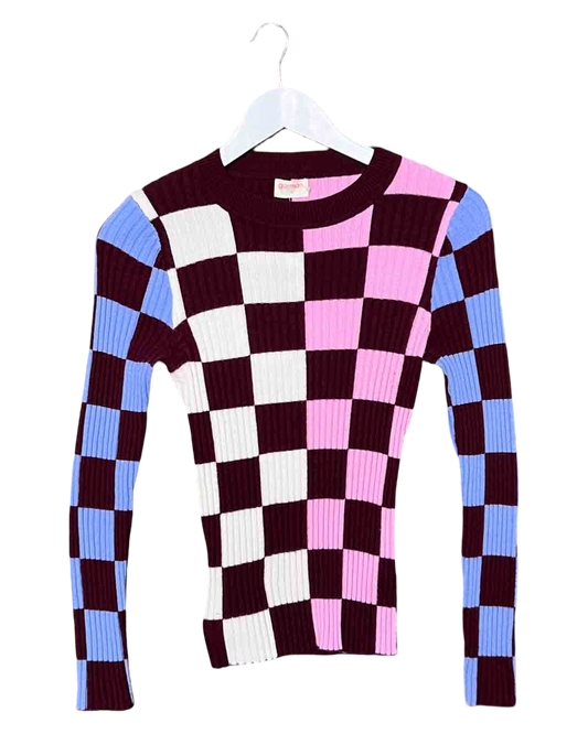 Size 10 (M) | Gorman Check Wool Jumper