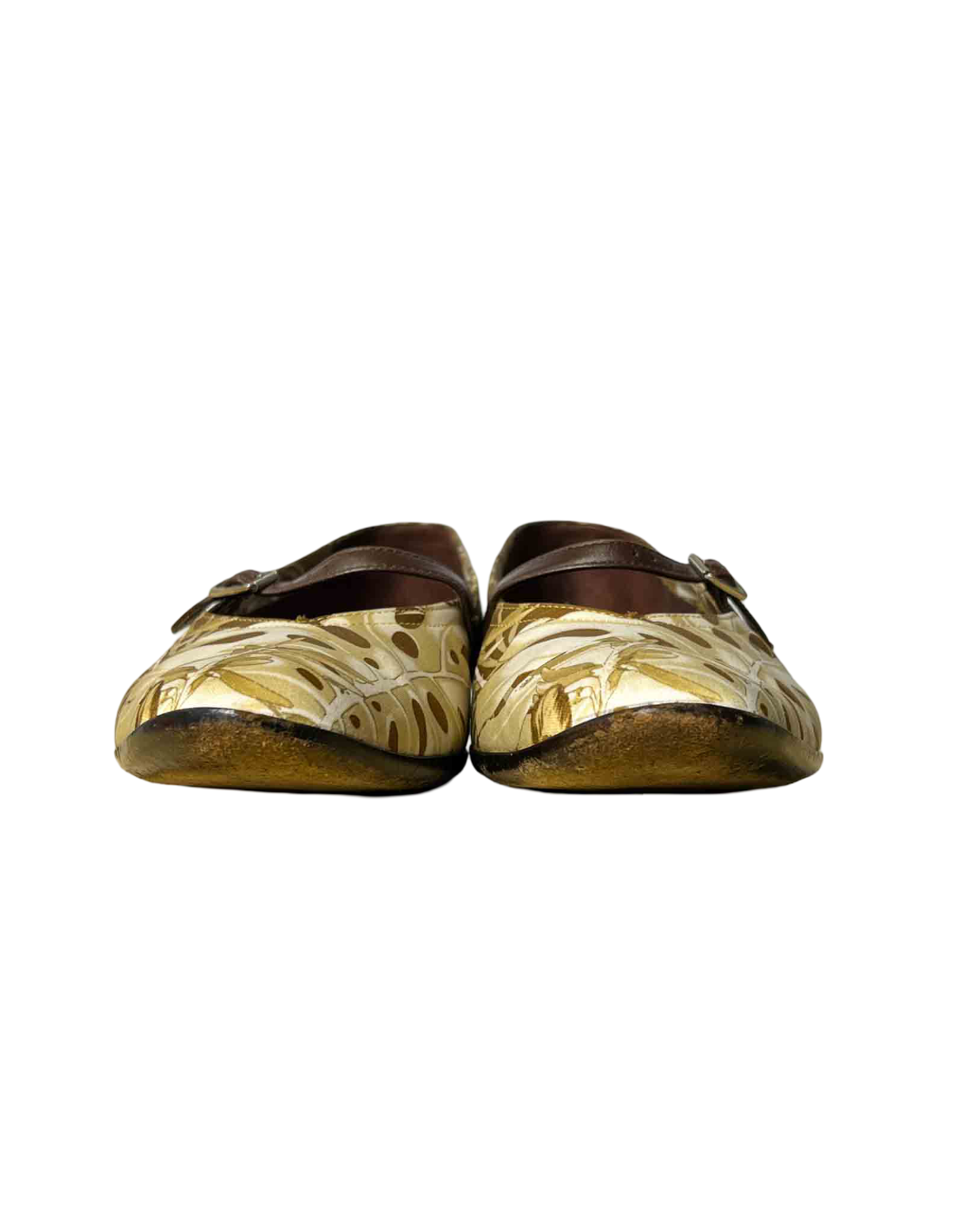 Size 37 | Salvatore Ferragamo Silk Print Ballet Flats