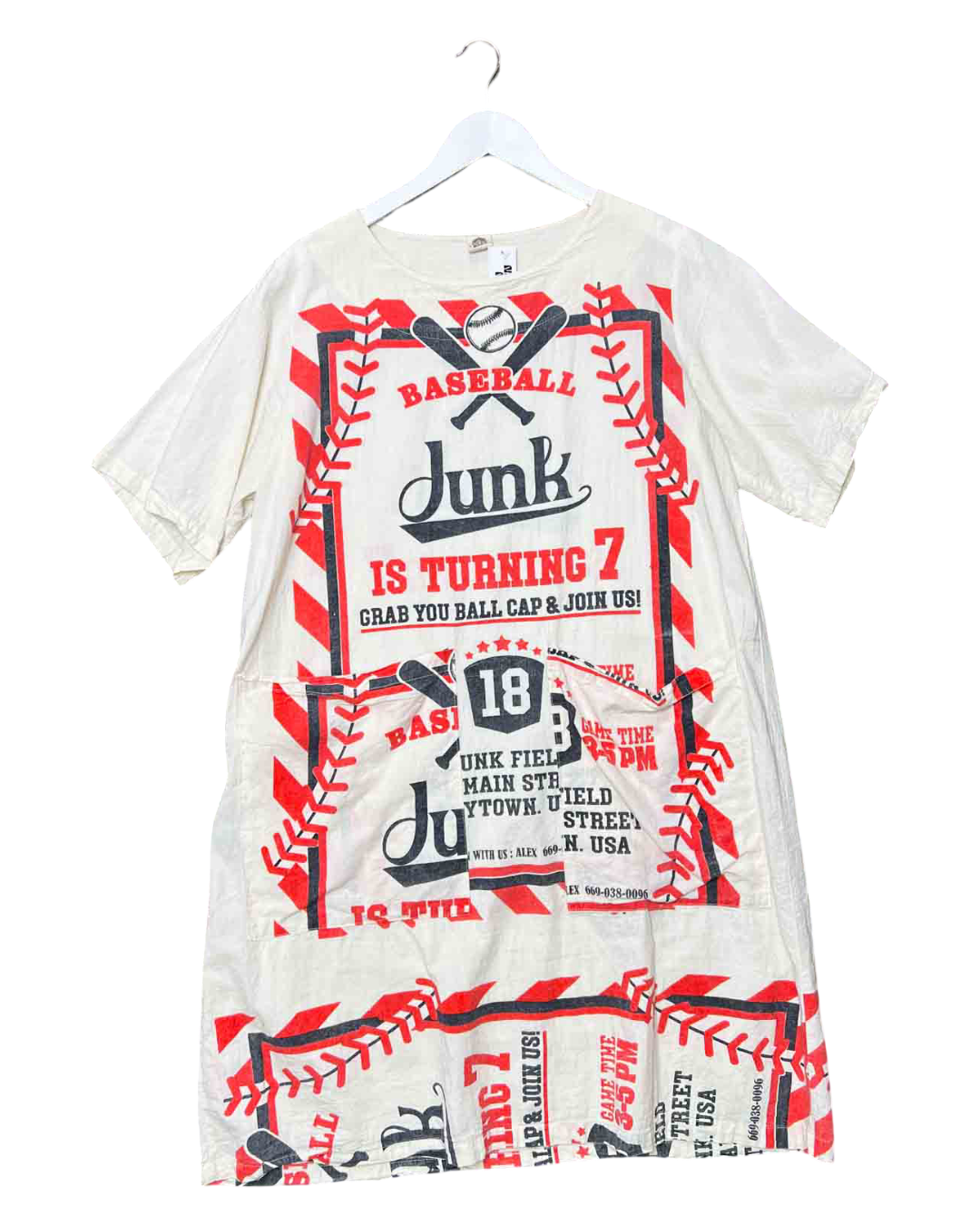 Size S | Junk Shop Baseball Smock Dress
