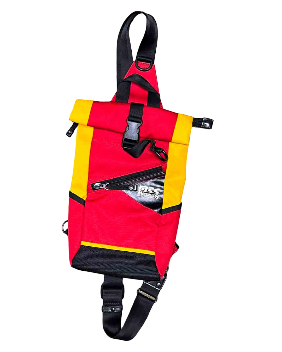 Moustache Red Tactical Cross Body Bag