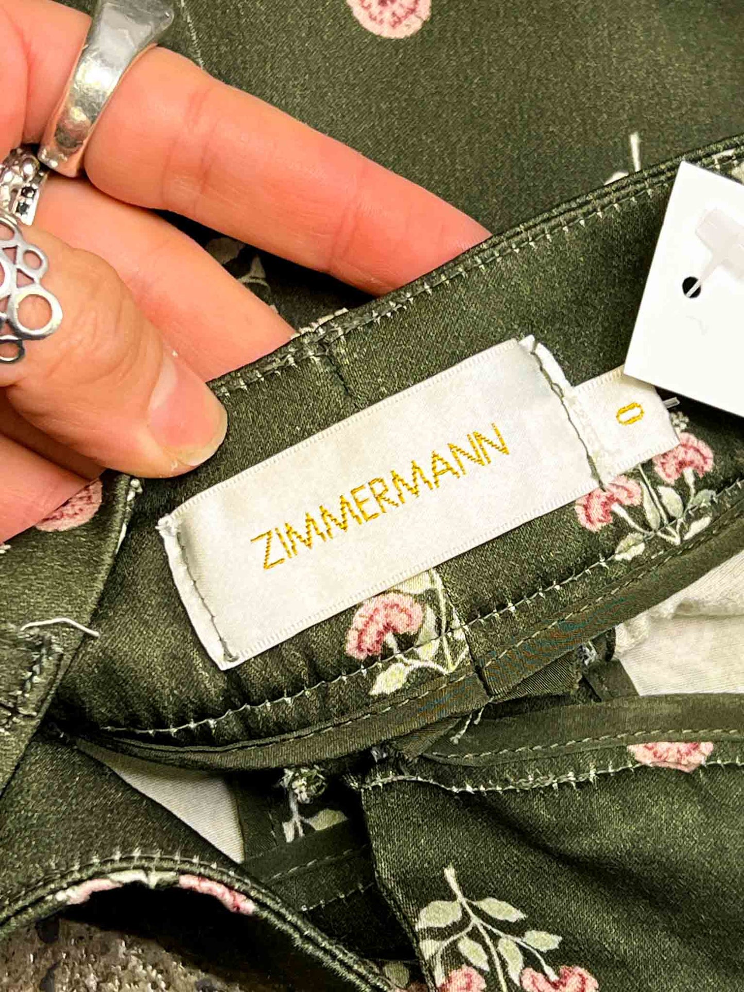 Size 0 (XS) |  Zimmermann Paisley-Print Floaty Trousers