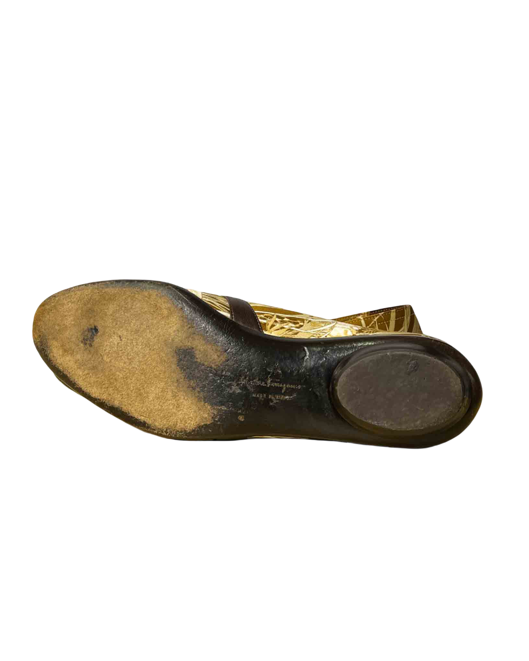 Size 37 | Salvatore Ferragamo Silk Print Ballet Flats