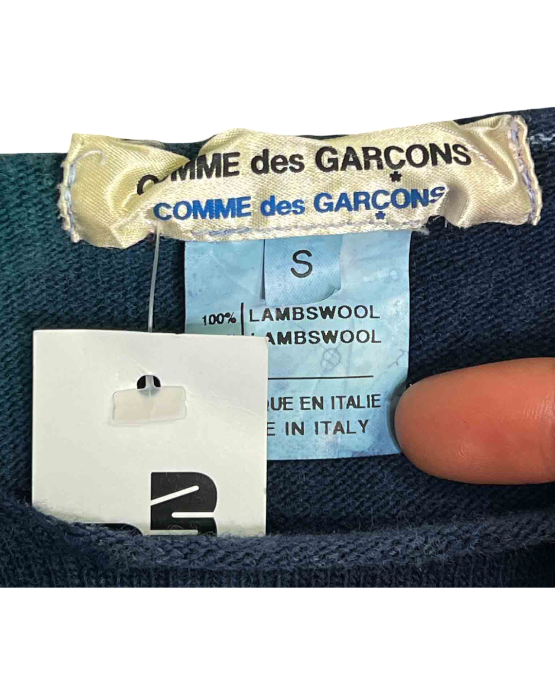 Size S |  Comme Des Garçons Tie-Dye Merino Wool Jumper
