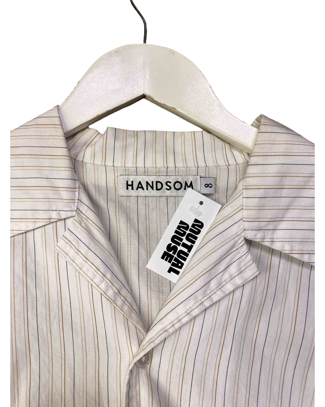 Size 8 | Handsom Cotton Pinstripe Shirt