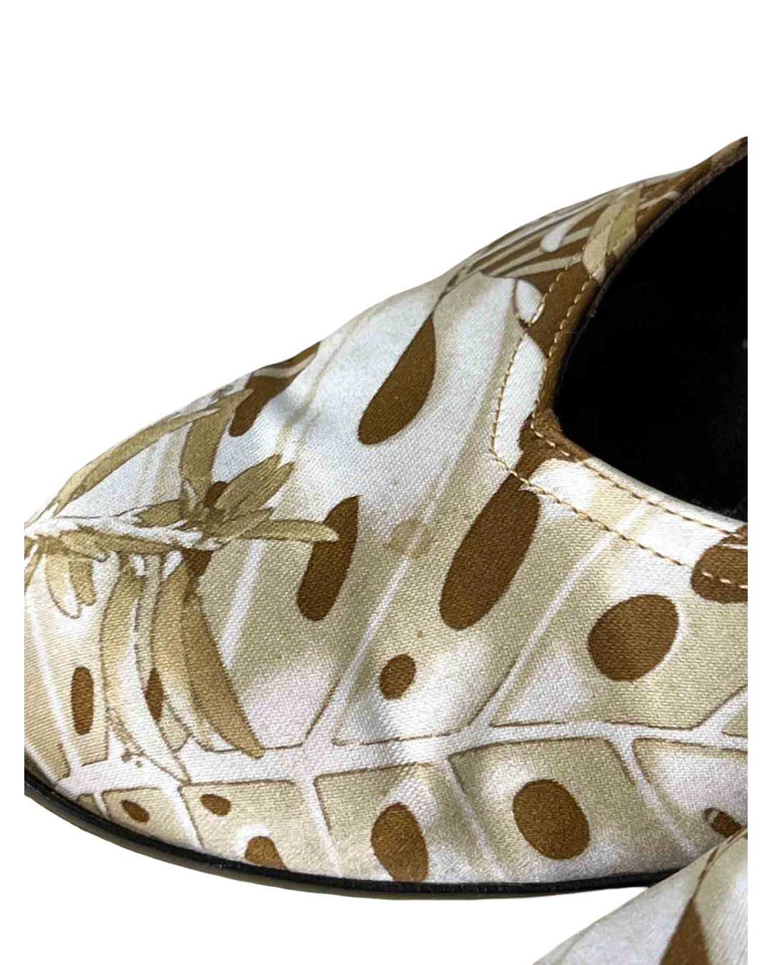 Size 37 | Salvatore Ferragamo Silk Print Ballet Flats