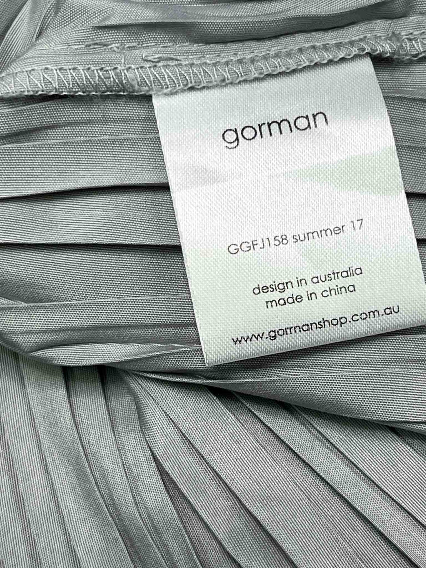 Size M | Gorman Grey Pleated Midi Skirt