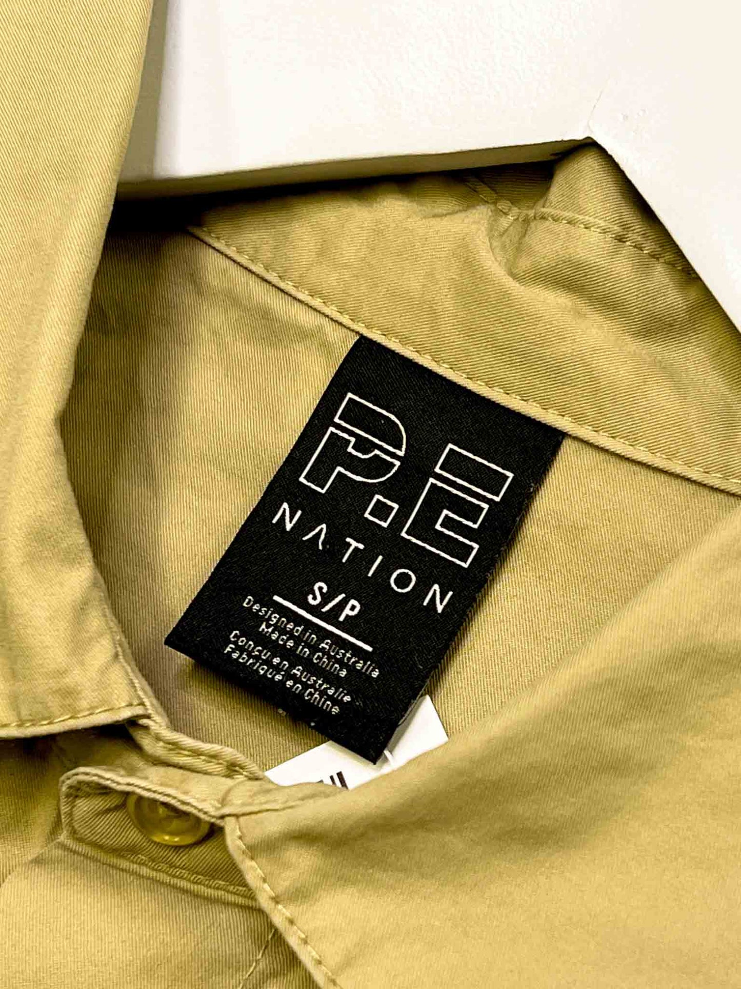 Size S | P.E Nation Longline Cargo Defence Shirt Dress