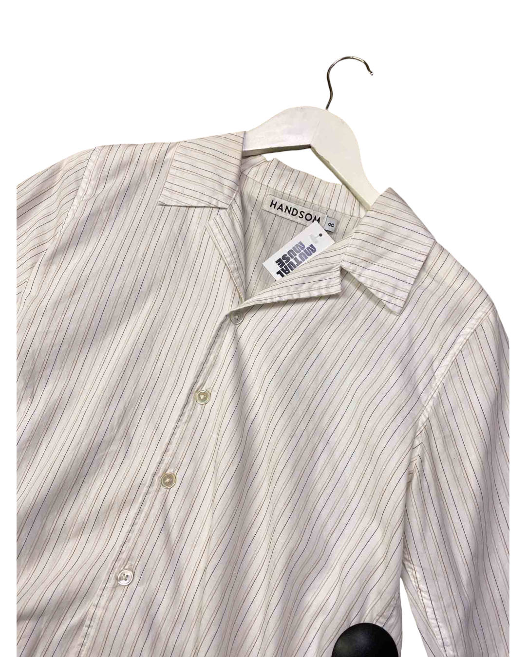 Size 8 | Handsom Cotton Pinstripe Shirt