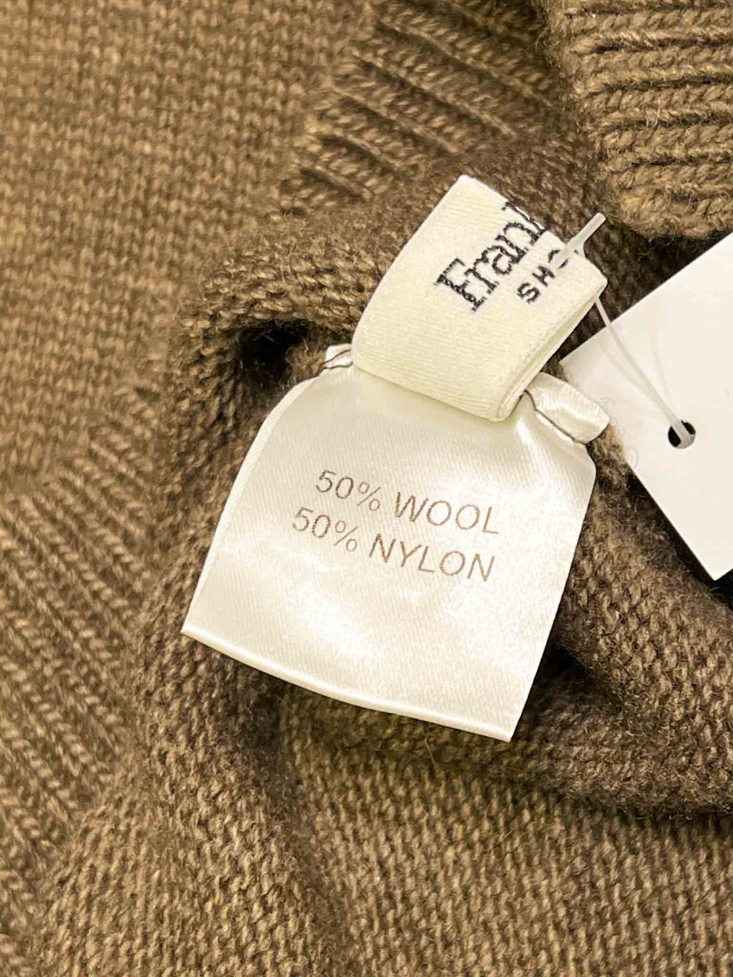 Size XS-S | Frankie Shop Chocolate Wool Blend Vest