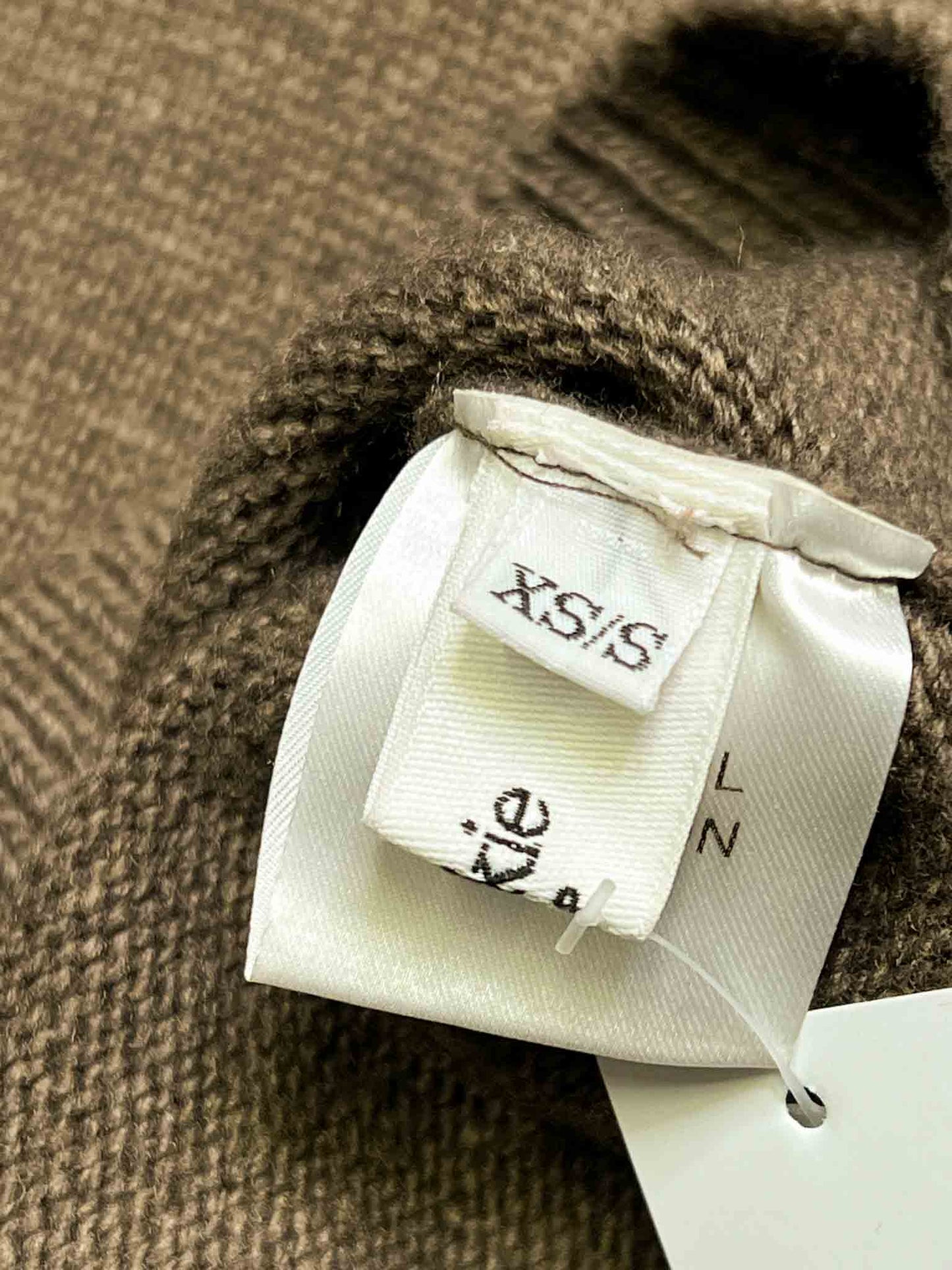 Size XS-S | Frankie Shop Chocolate Wool Blend Vest