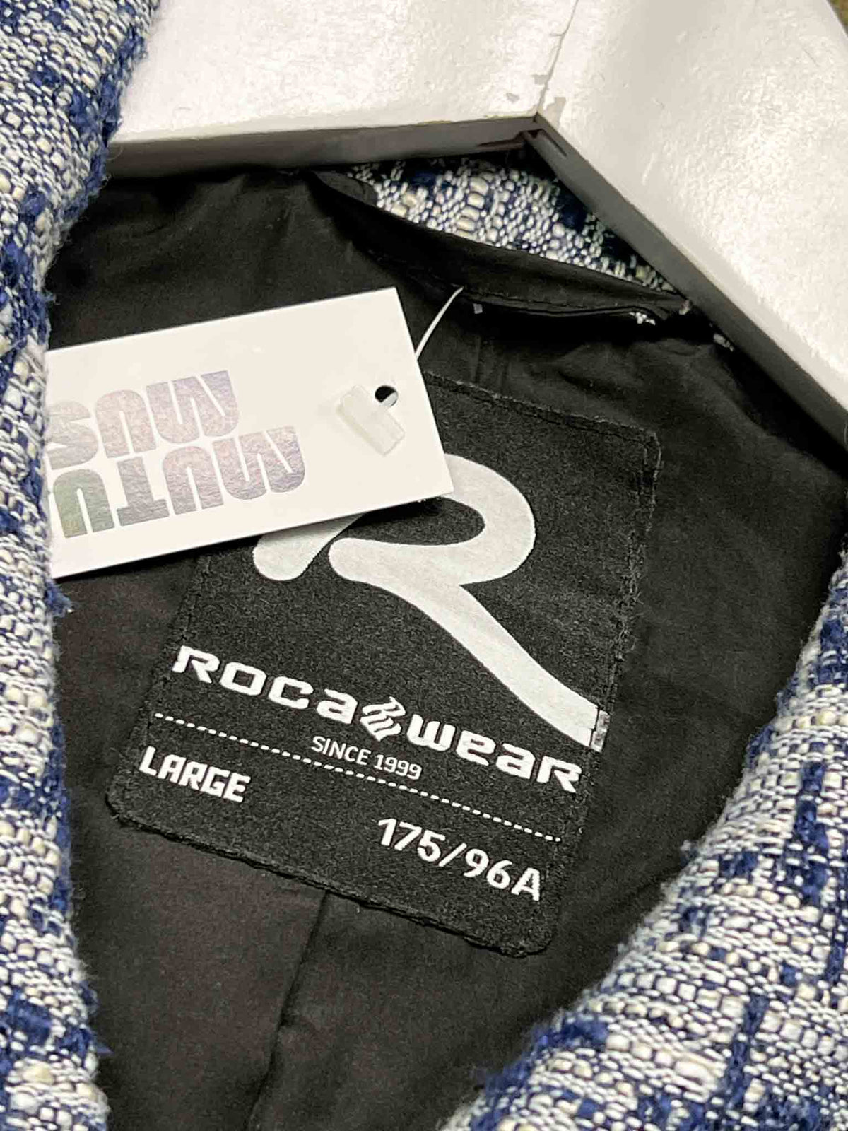 Size L | Rocawear Tweed Trucker-Style Jacket