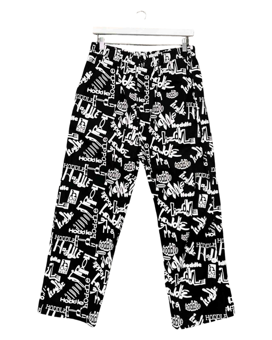 Size L | Hoddle Cotton Graffiti Script Pants