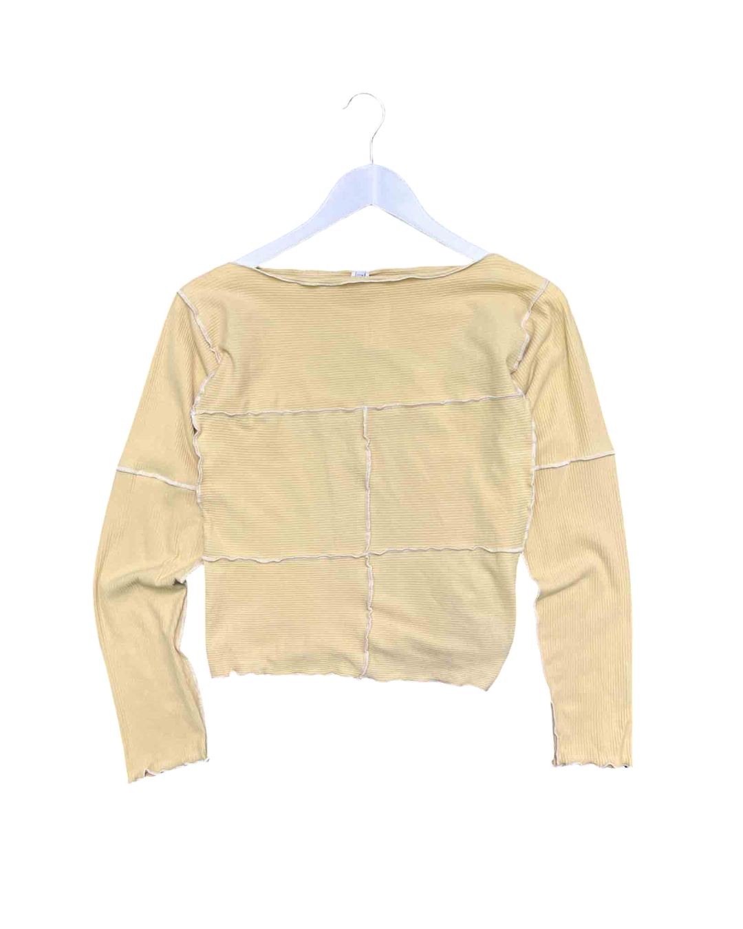 Size XL | Baserange Ribbed Exposed Seam Top