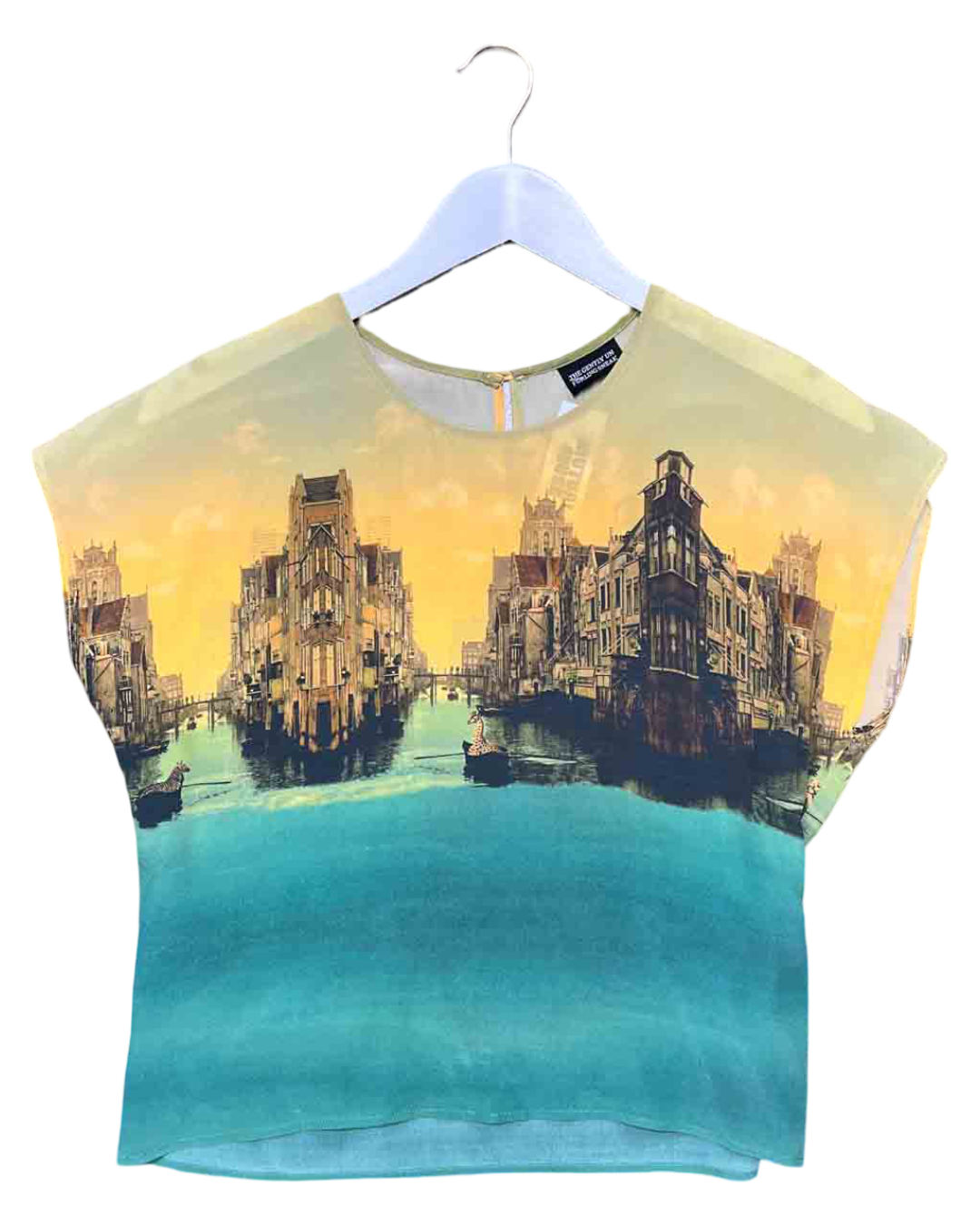 Size 8 | The Gently Un furling Sneak Silk Venice Top