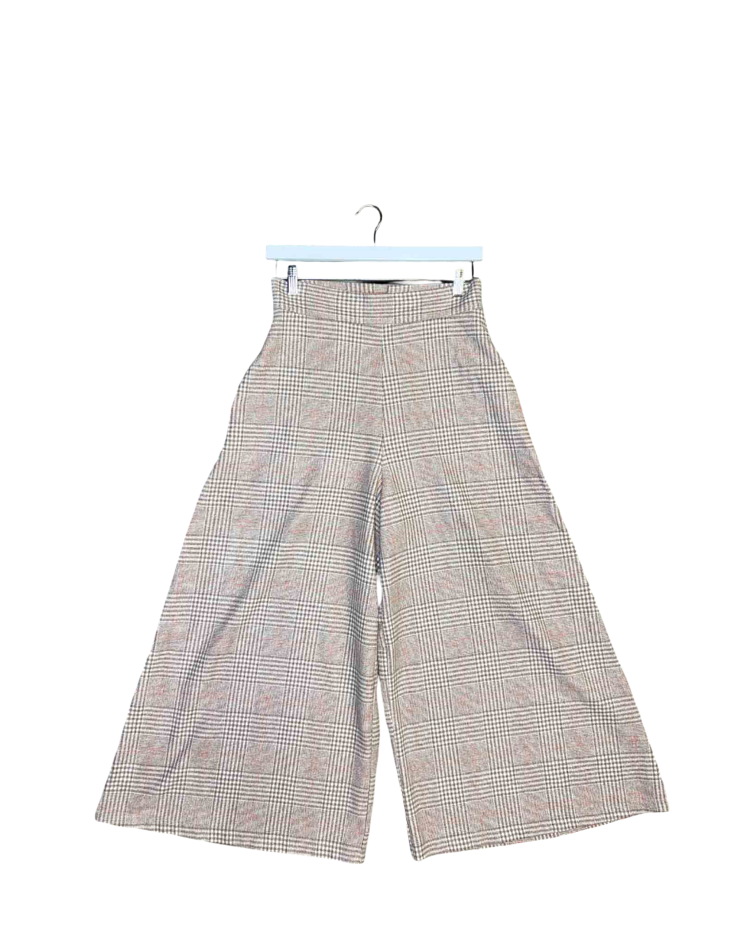 Size 10 (M) | Kuwaii Beige Houndstooth Pants