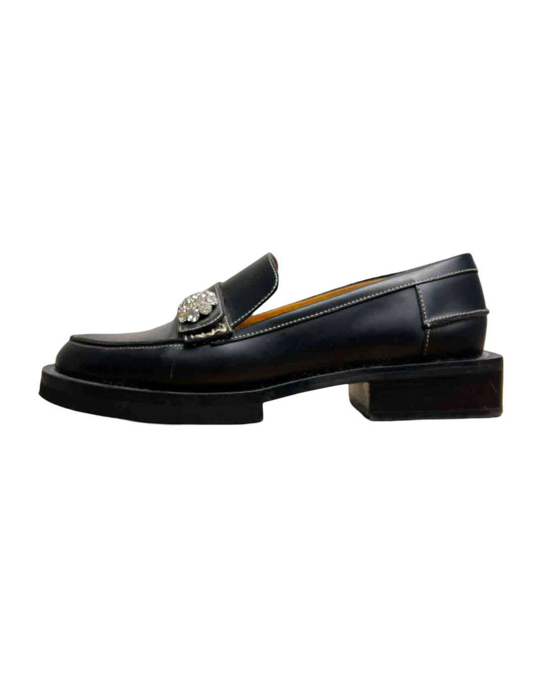 Size 37 | Ganni Black Loafers