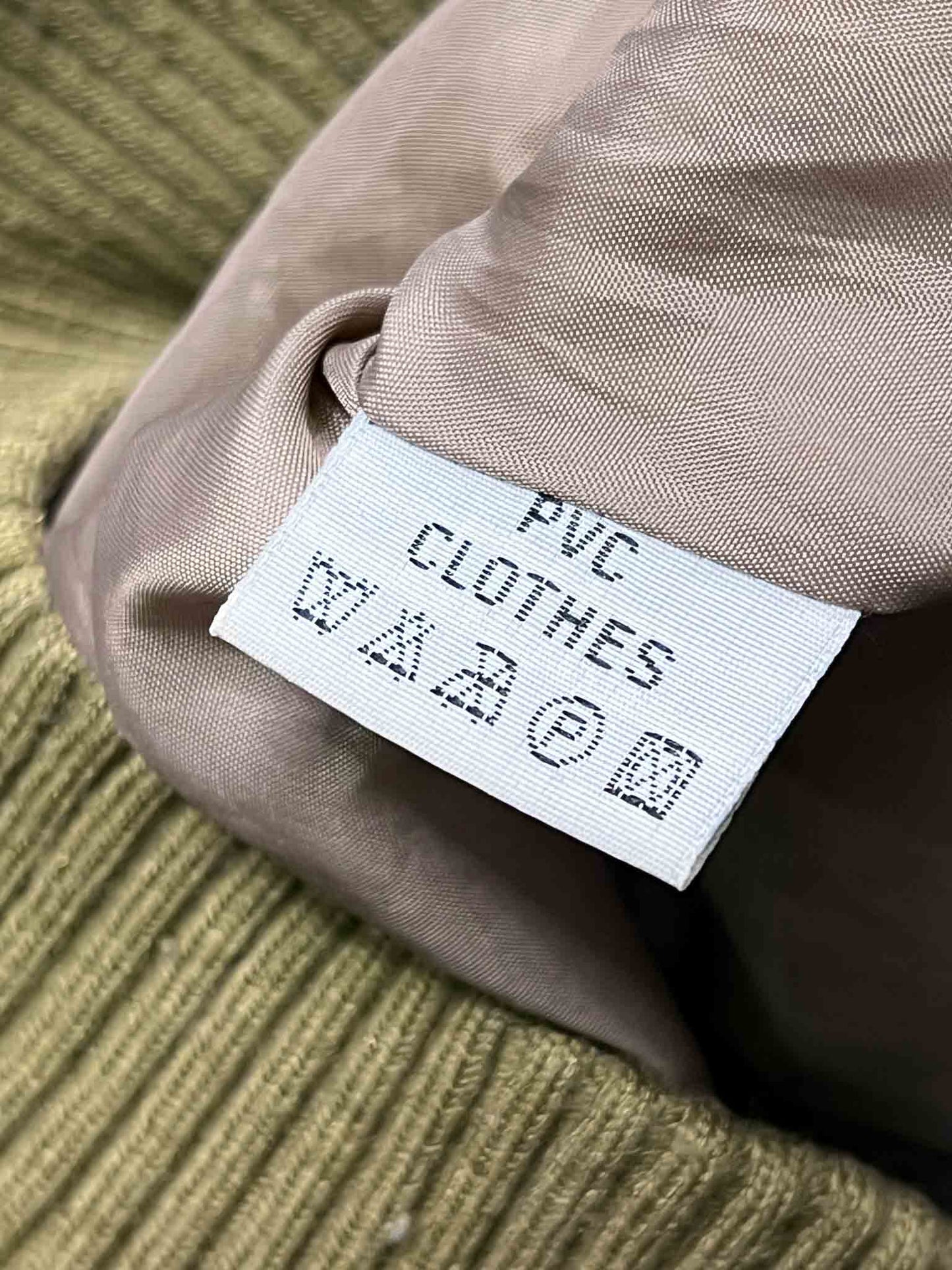 Size M | Fitswell vint. Stone Pleather Bomber Jacket