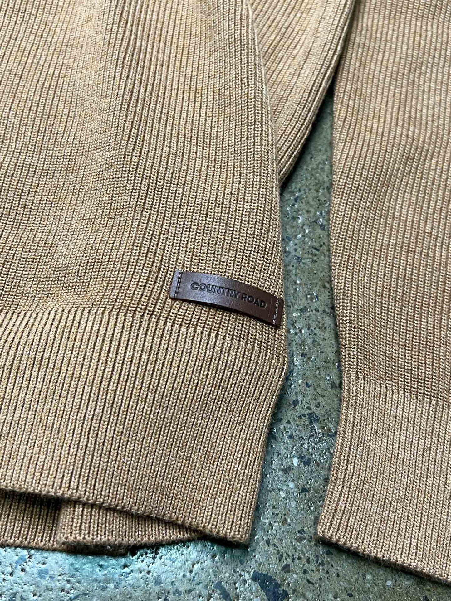 Size M | Country Road Brown Cotton Knit Jumper