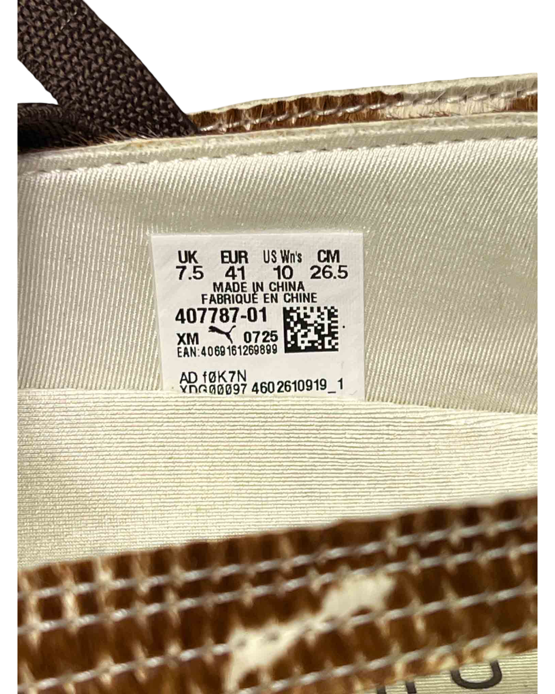 Size 41 | Puma Cowhide Sneaker Ballerinas