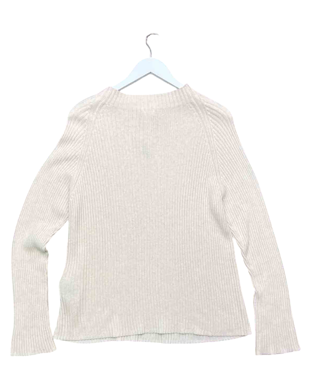 Size XL | Kowtow Beiege Organic Cotton Ribbed Jumper