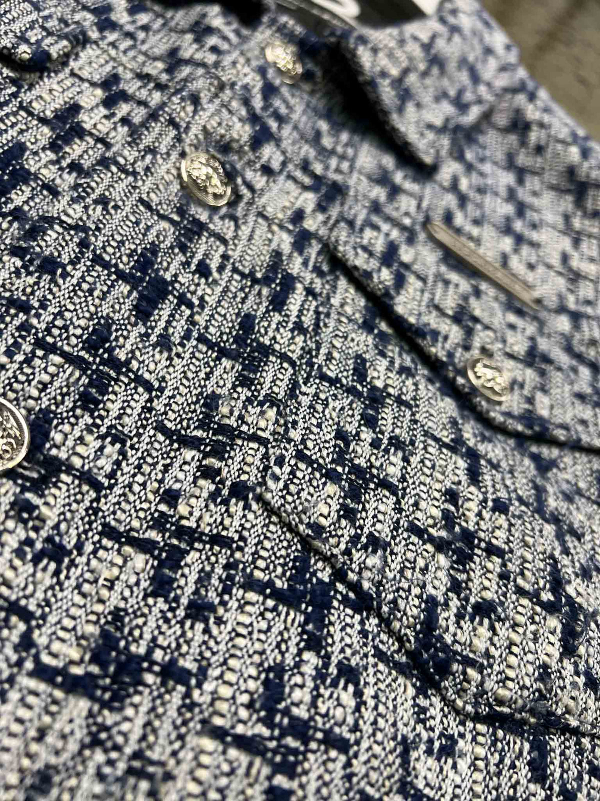 Size L | Rocawear Tweed Trucker-Style Jacket