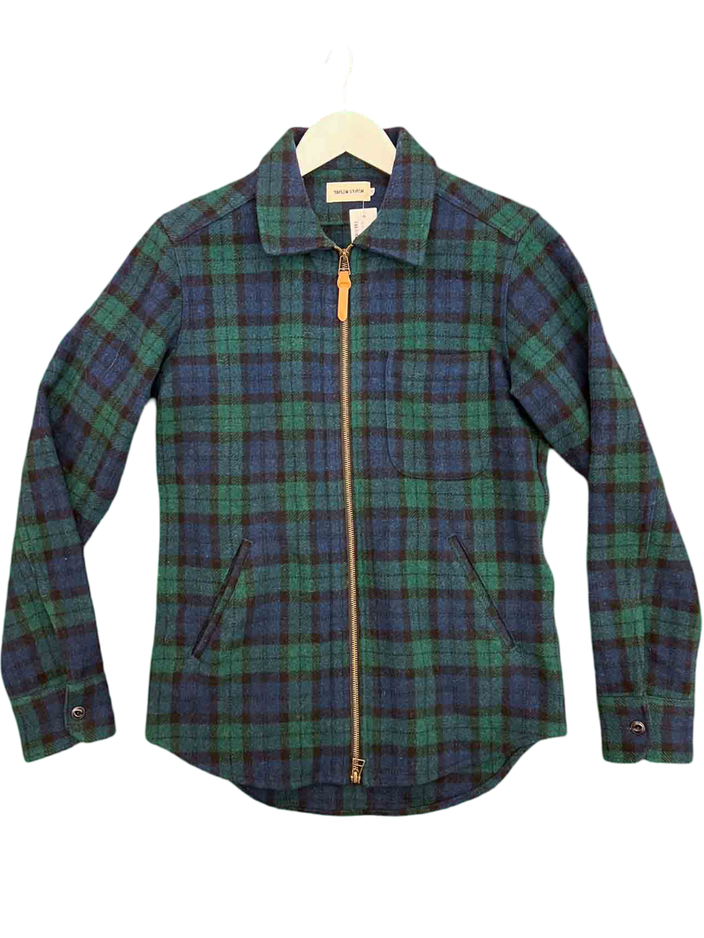 Size 36 (XS) |Taylor Stitch Plaid Flannel Zip-Up Jacket