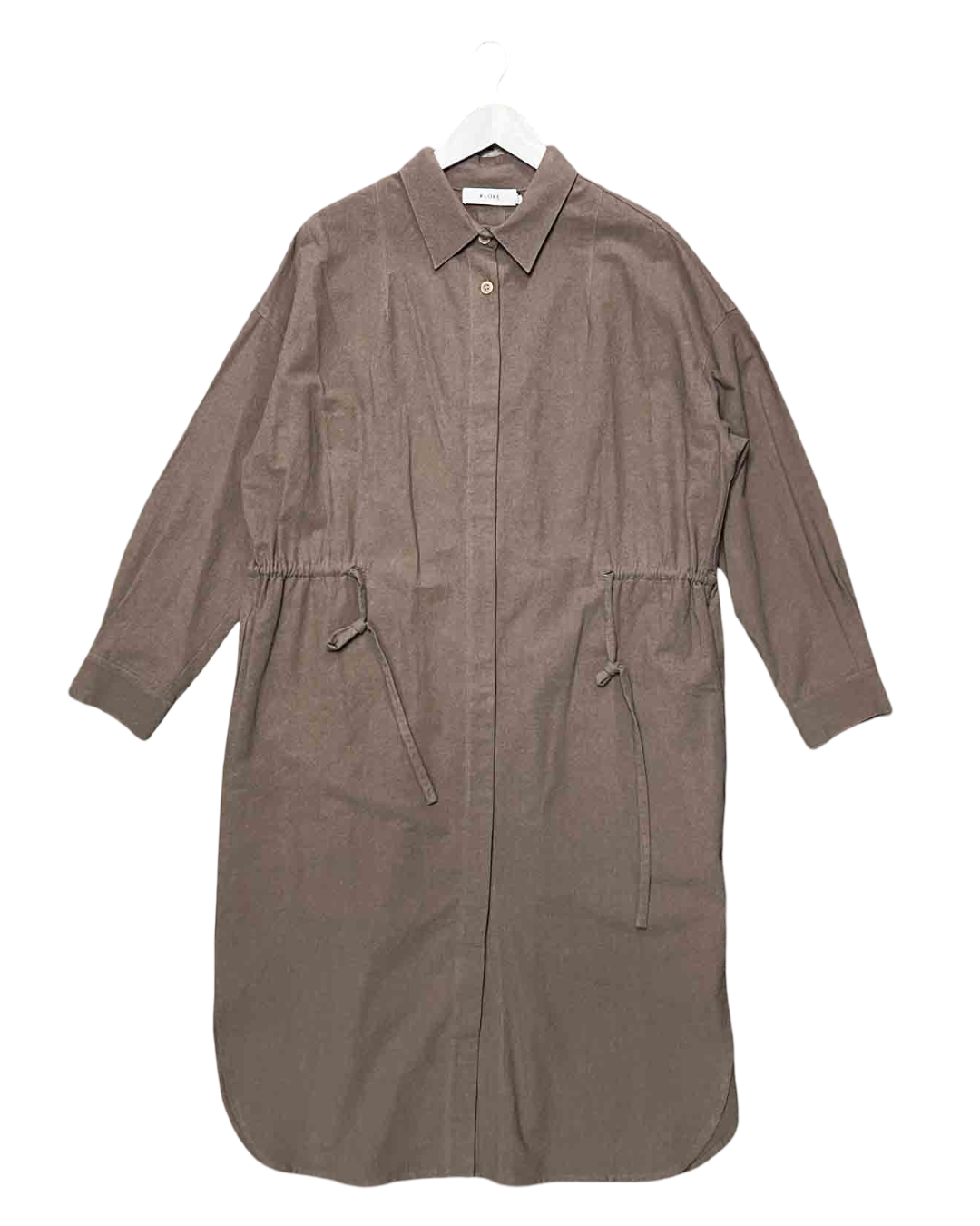 Size M | Kloke Khaki Cotton Filter Dress NWT