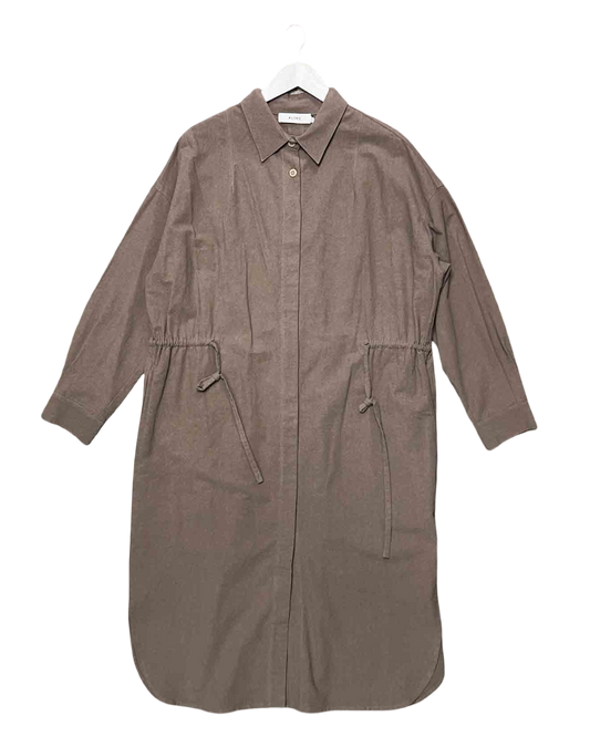 Size M | Kloke Khaki Cotton Filter Dress NWT