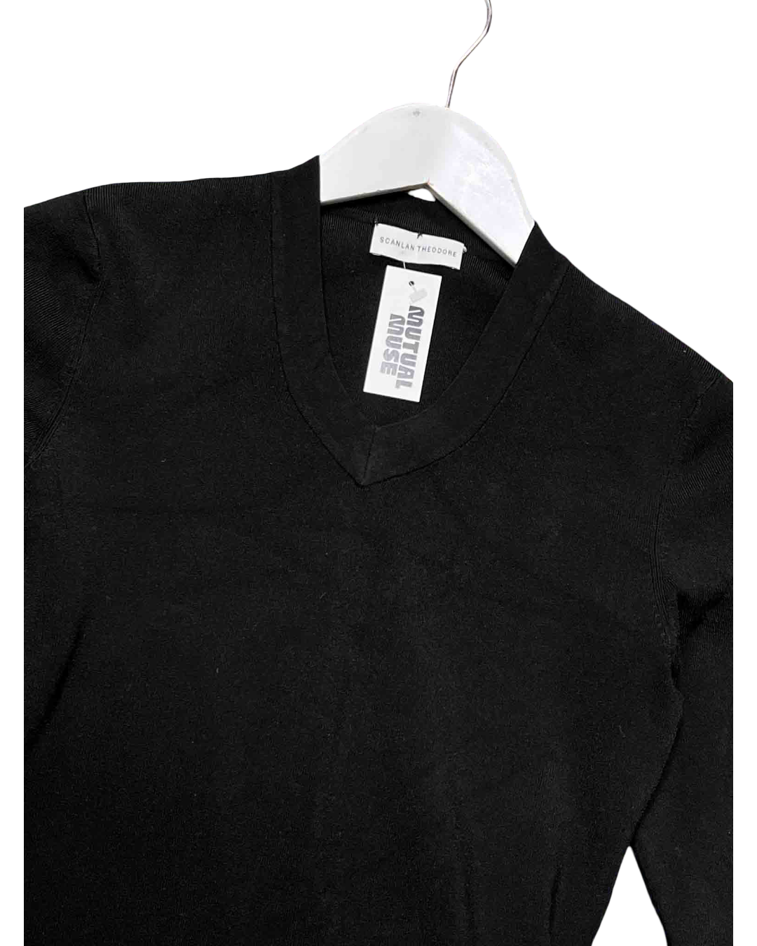 Size S | Scanlan Theodore Black Long-Sleeve Top