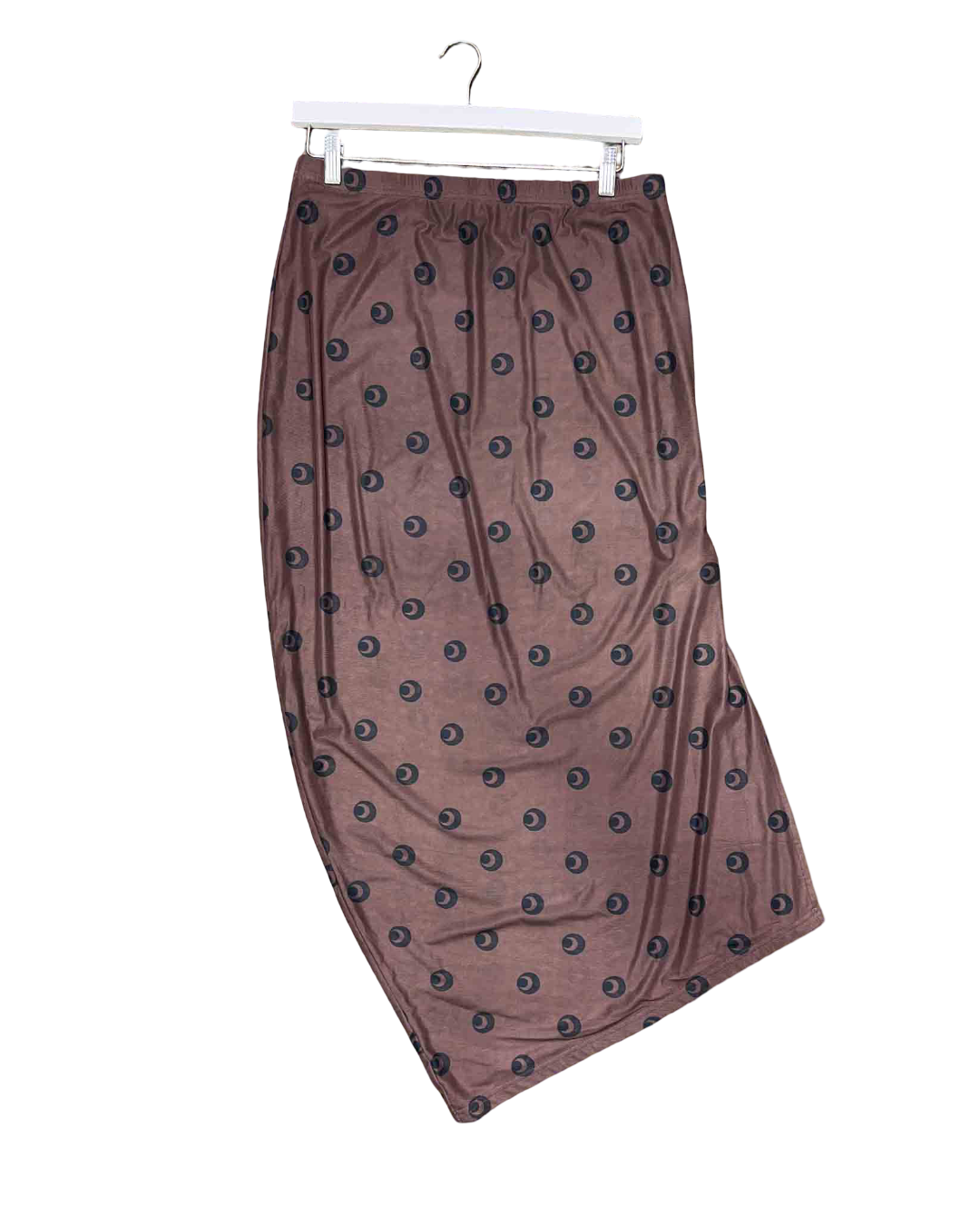 Size L | Alpha60 Brown Asymmetrical Mesh Skirt