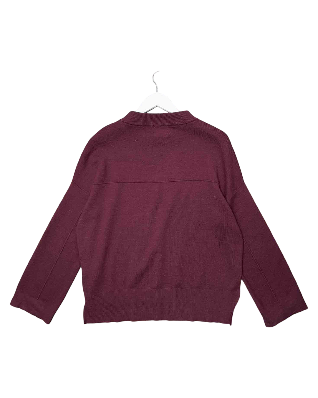 Size S | Hommey Cashmere/ Cotton Burgundy Jumper