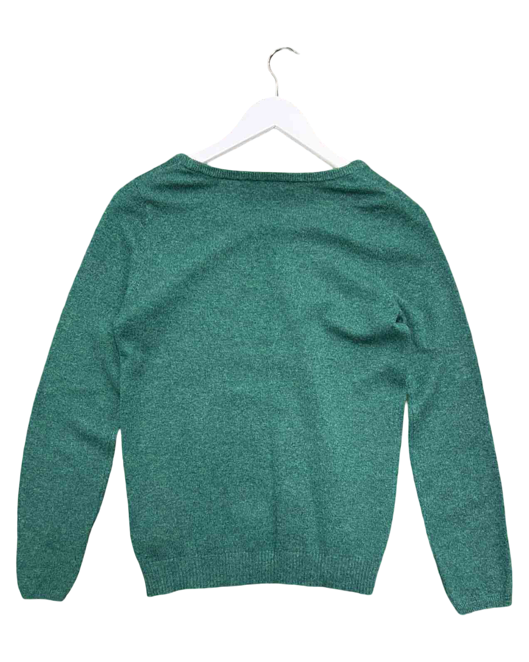 Size 0 (XS) | Skin & Threads Green Cashmere Pullover Jumper