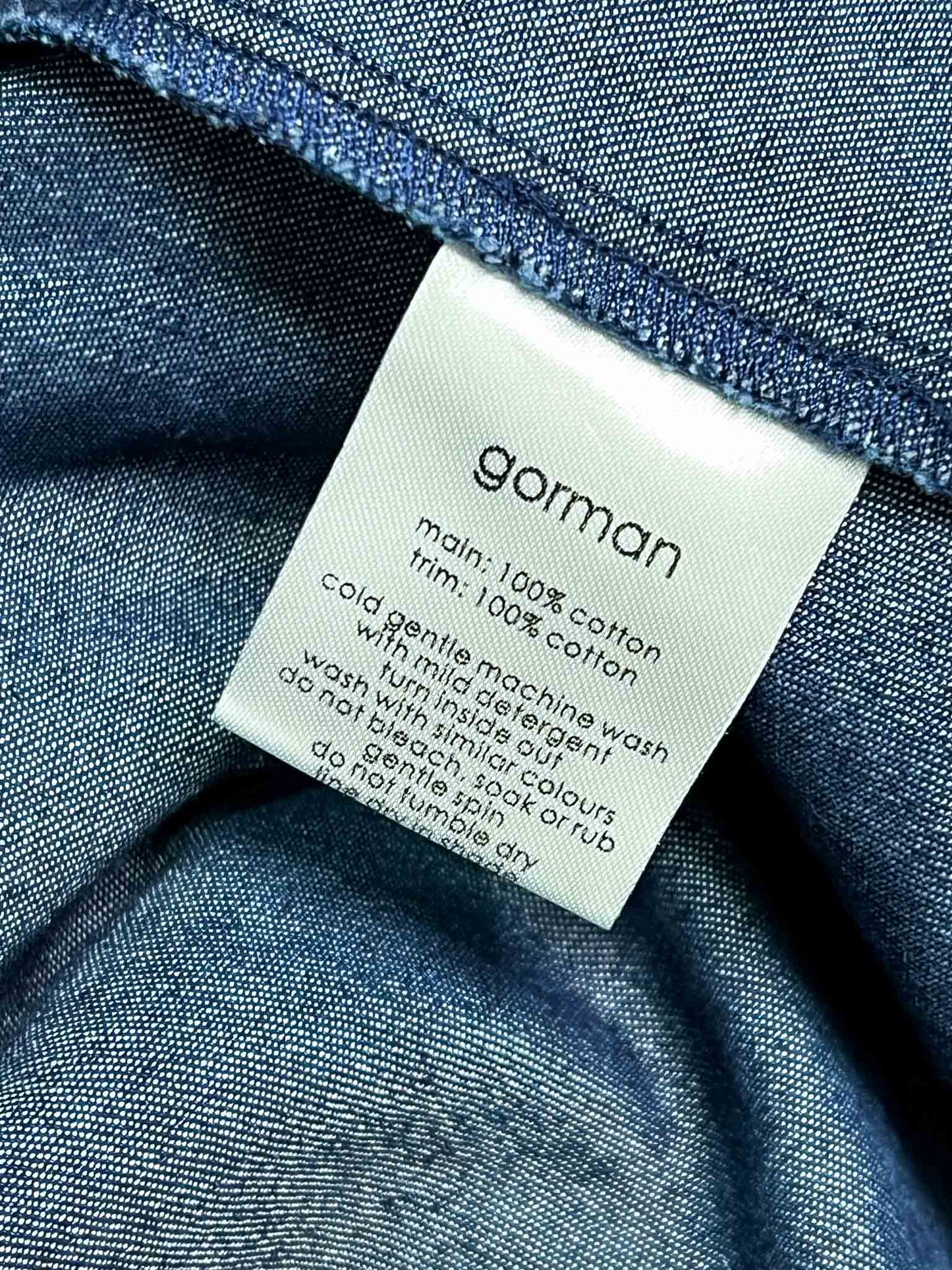 Size 10 (M) | Gorman Pleated Denim Midi Skirt